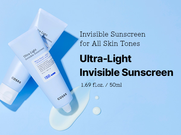 COSRX Ultra-Light Invisible Sunscreen SPF50 PA++++ (50ml) - Image 2