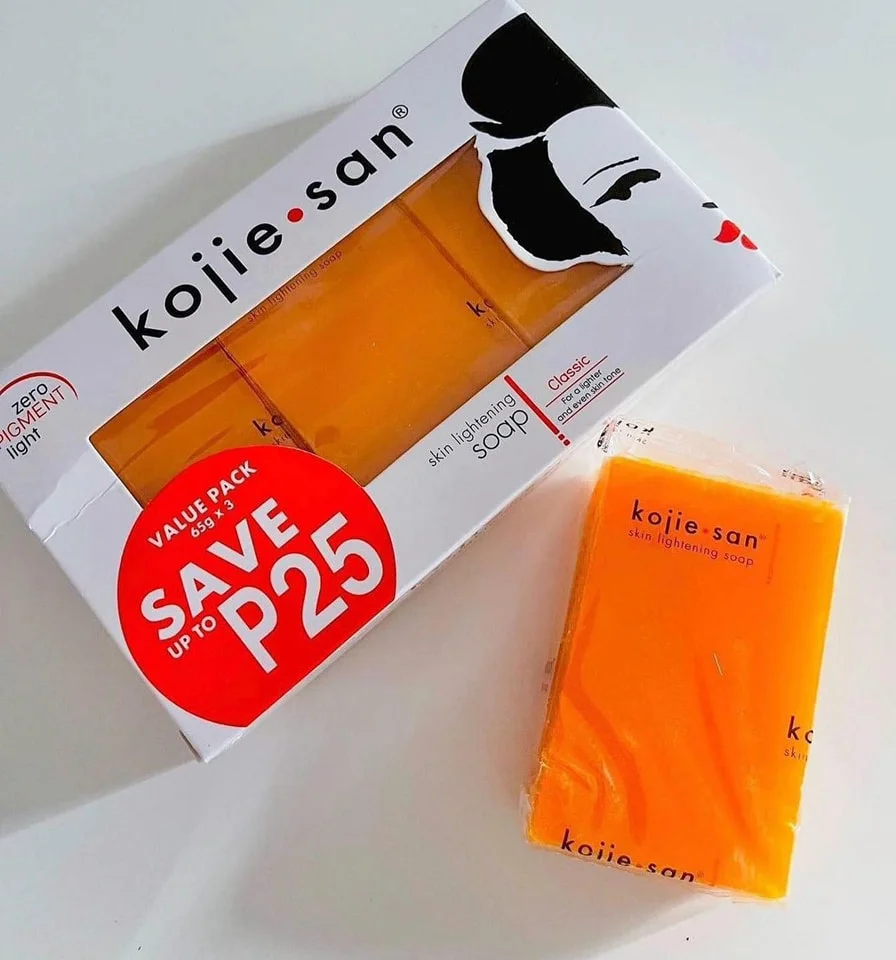 Kojie San Skin Lightening Kojic Acid 3pcs Soap Set 65gx3 - Image 2