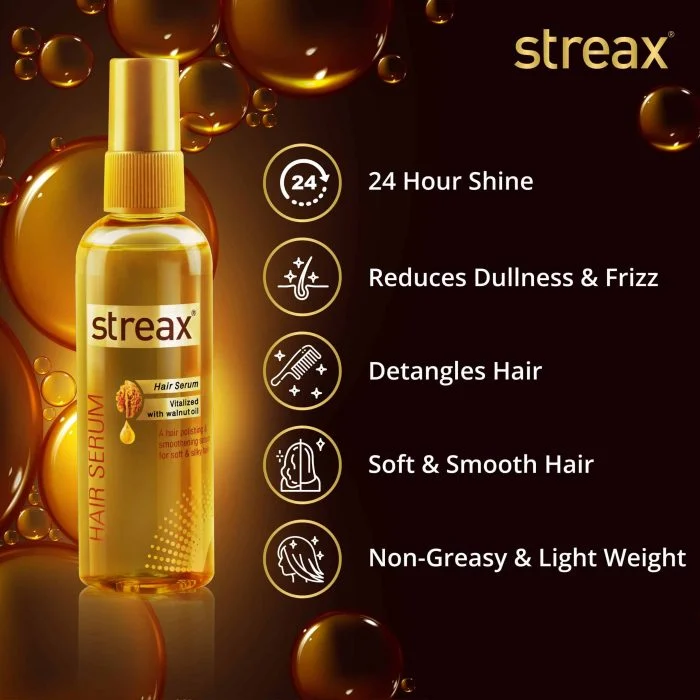 Streax Walnut Hair Serum – 115ml - Image 3